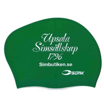 Badmössa long hair uppsala simsällskap. Badmössa till klubb.