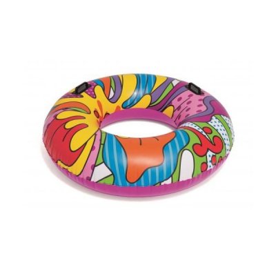 Badring stor 119cm multicolor. Bra kvalité och passar bra till hempoolen, stranden, semester, resan, badhuset.