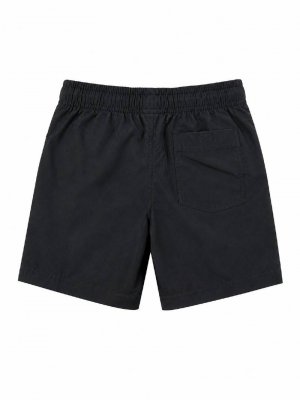 Badshorts för stranden och simskolan i svart färg