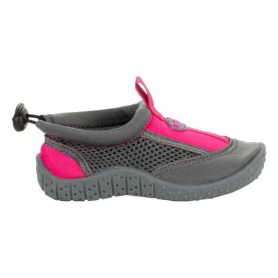 Badskor till barn med dragsko i bak. Lätta att ta på och av