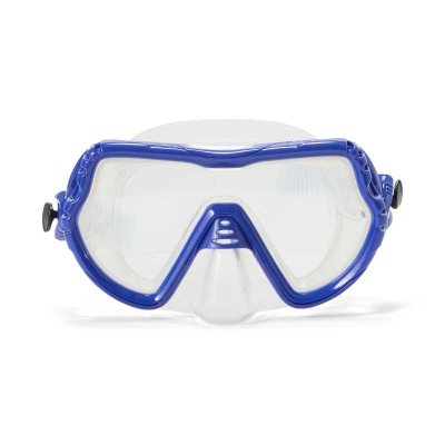 Cyklop barn 8-14 år med plast lins. Blått cyklop till barn från Soak.