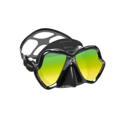Mares x-vision ultra liuquidskin svart med guldlins till vuxen. Cyklop till vuxen från mares