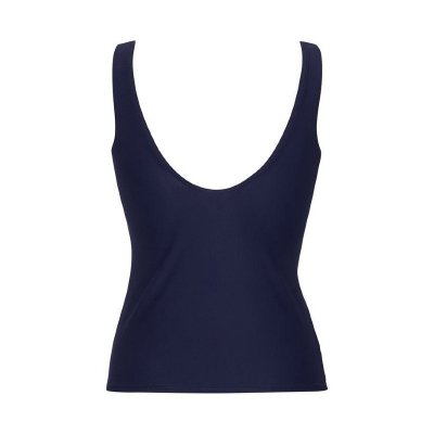 Fint tankini linne från Damella. Tankini linne i marin färg för bra passform och modell. Vi har stort utbud av badkläder