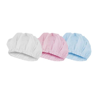Duschmössa i rosa, vit eller blå. Billig duschmössa från Fashy