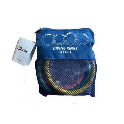 Dykringar i olika färger. Kommer i fin förvaringspåse. Dykringar 4-pack