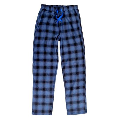 Pyjamasbyxor i flanell i färgen marinblå/svart till herr. billiga flanellbyxor till herr.