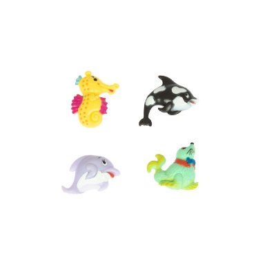 Magneter sjöhäst, delfin, val och späckhuggare