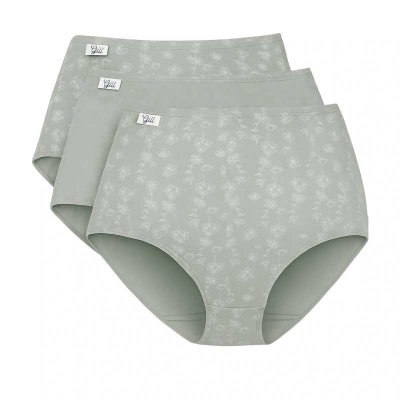 Gröna maxitrosor till dem i 3-pack. Billiga trosor till dam.