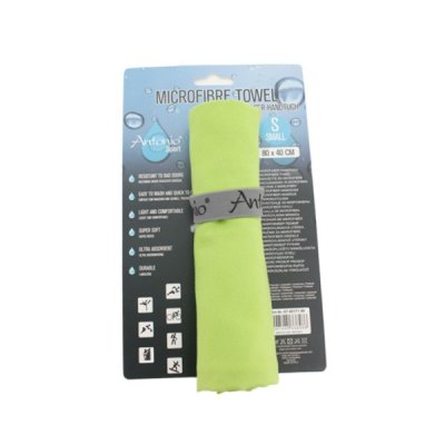 Microfiberhandduk lime 80 x 40 cm online