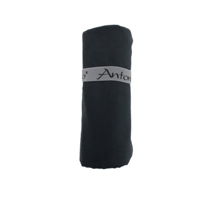 Microfiberhandduk svart 80 x 160 cm yoga