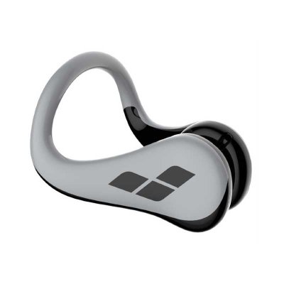 Näsklämma från Arena till simning. Grå näsklämma från Arena .