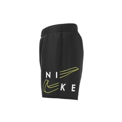 Svarta badshort med tryck från nike