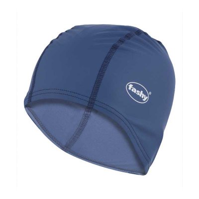 Pace cap till vuxen. Badmössa till vuxen marinblå från fashy. Badmössa i tyg.