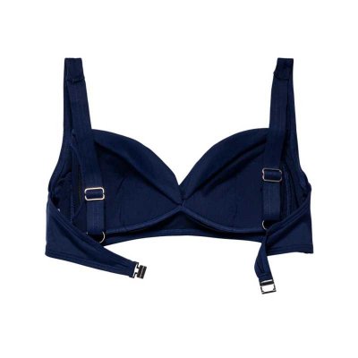 Bikiniöverdel från Panos i navy färg. Optimalt stöd och färg för att passa många underdelar.
