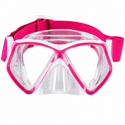 Cyklop och snorkel barn/junior Pirate rosa neon 8-14 år - Mares