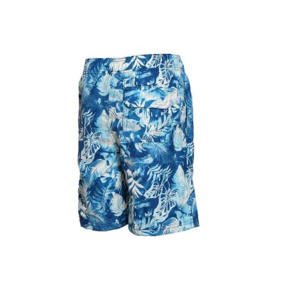 Badshorts barn lövmönster med bakficka