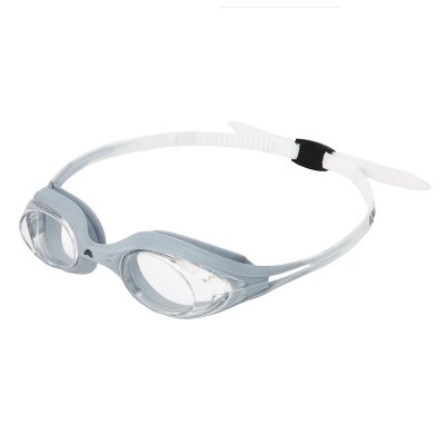 Simglasögon till jr, dam och vuxen med klart glas och grå båge från Aquarapid. Passar bra till crawl, simning och bad