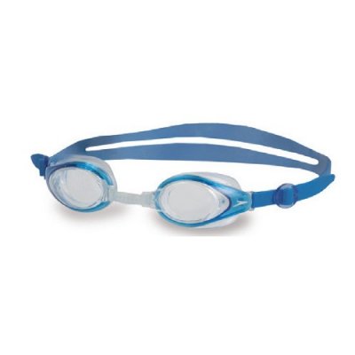 Simglasögon till barn 6-14 år blåa med klart glas. Passar bra till simskola, simträning, bad och lek.