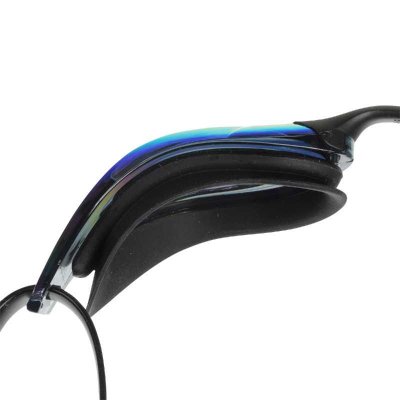 Simglasögon med böjd lin till tävlingssim.