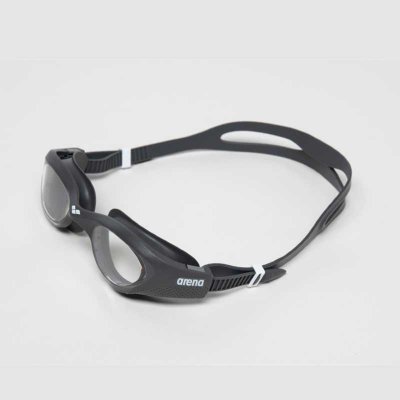 Simglasögon med klart glas och snabbjusterande band.