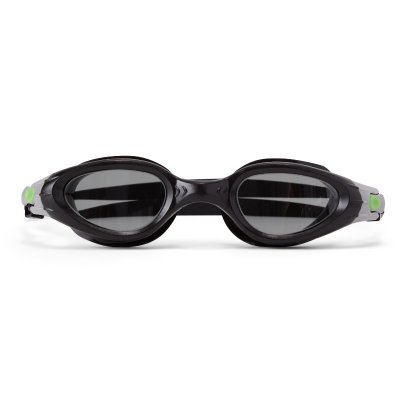 Simglasögon vuxen med svart båge och mörkt glas som passar utmärkt till open water, vansbrosimningen, crawl, motionssimning