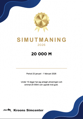 Diplom Simutmaning guld