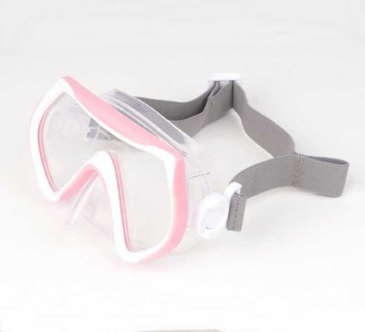 Rosa cyklop till barn med ett skönt neoprenband.