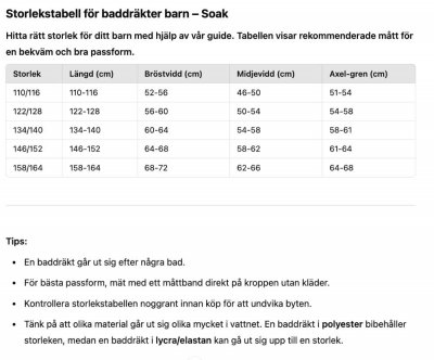 Baddräkt barn royalblue big print - Soak