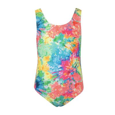 Baddräkt med färgstarkt motiv till barn