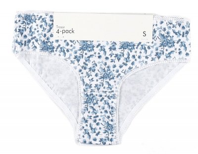 Damtrosa olika färger och mönster 4-pack