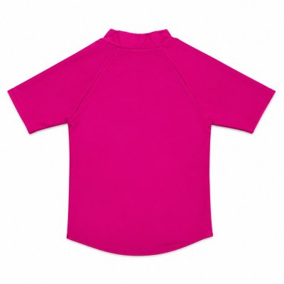Barn UV-tröja Speedo rosa med hög krage och SPF 50+, skyddar effektivt mot UVA- och UVB-strålning